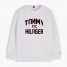 TOMMY HILFIGER μπλούζα παιδική αγόρι KB0KB10642-YBR λευκή